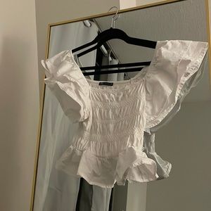 Zara White Summer Shirt